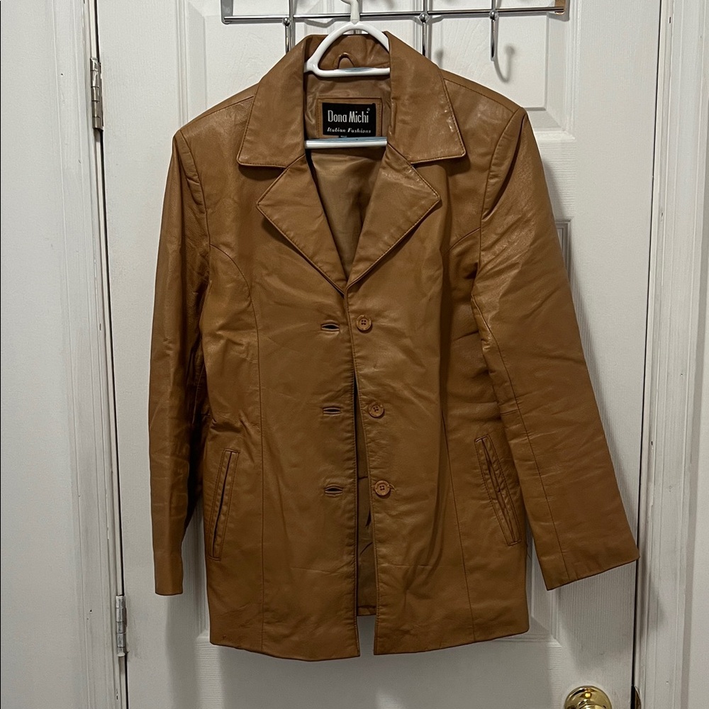 Women's Brown Leather Jacket
